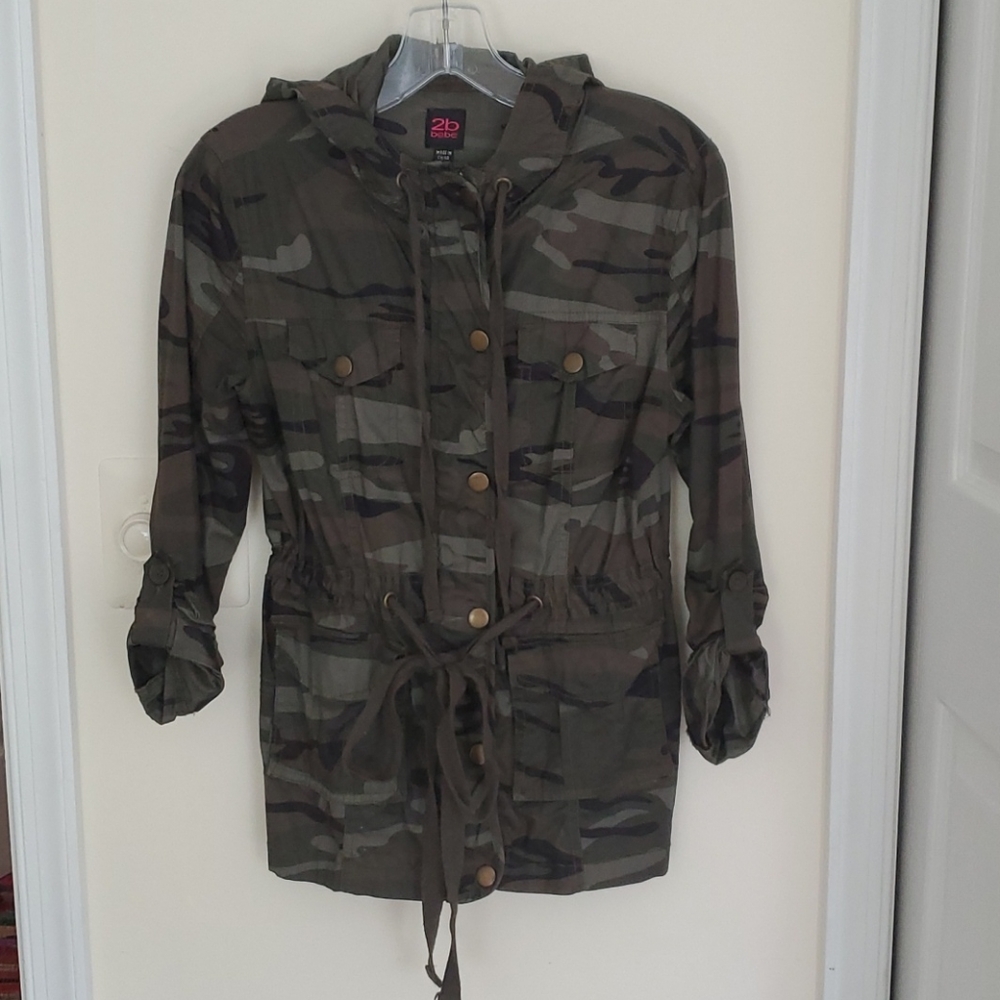 2B bebe camo jacket